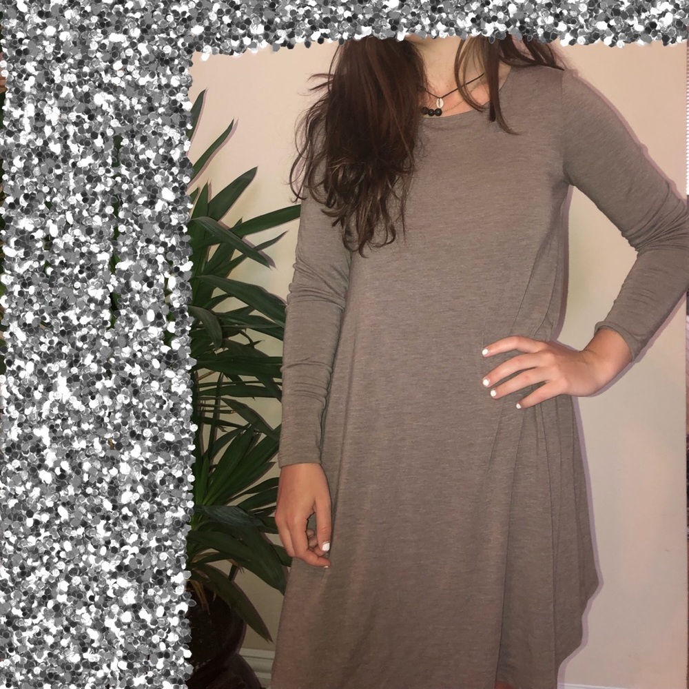 Brown old navy dress